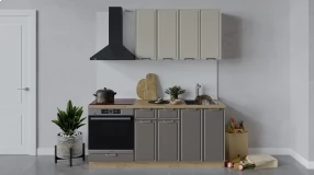 Кухонный гарнитур «Белладжио» длиной 180 см со шкафом НБ