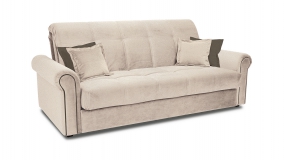 Диван «Глория Т1» (160х200) Pony Beige (микровелюр), бежевый
